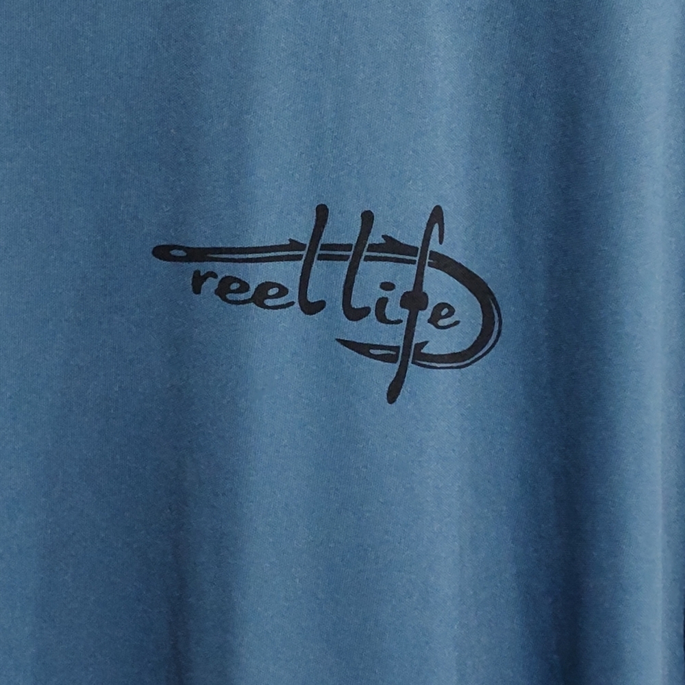 Reel Life Men’s Sun Protection Swimming/Outdoor Long Sleeve Shirt, Size XXL - Picture 2 of 9